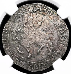 ENGLAND. Charles I, 1625-1642. Hammered Silver Halfcrown, S-2775, NGC VF Details - Picture 1 of 4