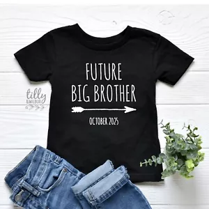 Future Big Brother Boys T-Shirt Personalised With Month And Year - Picture 1 of 2