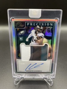 2021 Panini One Kenneth Gainwell On Card Rookie Patch Auto /99 RC 4 Color Prizm - Bild 1 von 2