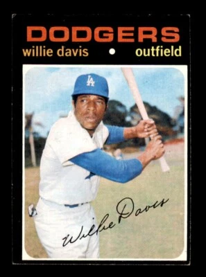 1971 Topps Baseball #585 Willie Davis EX *d4 - Image 1 of 2