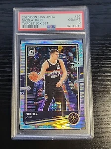 Nikola Jokic 2020  Donruss Optic Target Box Set Card #96 Graded PSA 10 RARE SP - Picture 1 of 2