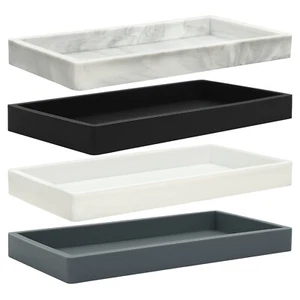 Bathroom Vanity Tray Shatterproof Silicone Bathroom Tray Non-Slip Bathroom - Picture 1 of 72