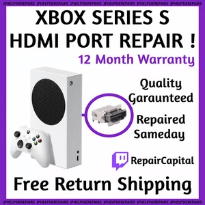 Xbox Series S HDMI Port Repair Replacement Professional Service -SameDay Repair - Picture 1 of 7