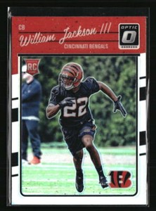 William Jackson III 2016 Donruss Optic #148 RC Football Card