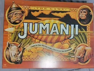 JUMANJI Board Game Cardinal Movie Real Wooded Bx Not Complete  Replacement Parts - Image 1 of 4