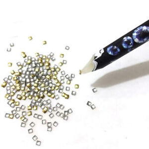Nail Art Dotting Tool Rhinestones Gems Picking Wax Pencil Wax Pe.ko
