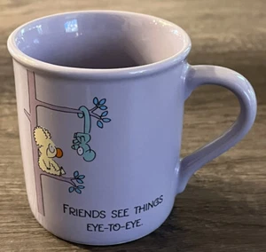 Vintage Hallmark Tasse Friends See Things Auge in Auge Kaffeetasse Nothing Like A Friend - Bild 1 von 6