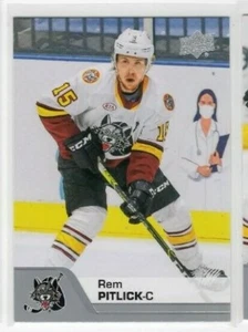 Rem Pitlick 20-21 Upper Deck AHL Hockey Base #55 Chicago Wolves - Imagen 1 de 1