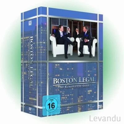DVD-Box BOSTON LEGAL - DIE KOMPLETTE SERIE (Staffel 1-5) - 27 DVD’s - NEU+OVP - Bild 1 von 2