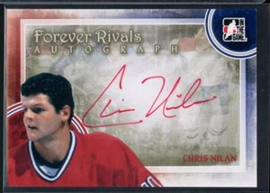 2012-13 ITG Forever Rivals Autographs #ACN Chris Nilan - Picture 1 of 2