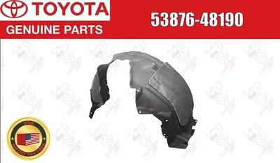 Toyota OEM Liner, Fr Fender, LH 53876-48190 for Venza - Image 1 of 4