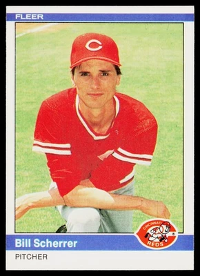 1984 Fleer #482 Bill Scherrer - VG - Image 1 of 2