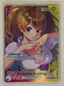 Charoltte Pudding (Alt Art Parallel) - OP08-058 L - One Piece Card Game Two Lege - Picture 1 of 1