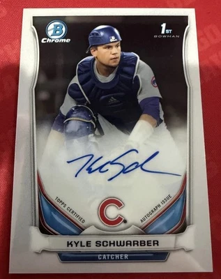 2014 Bowman проект - хром проект выбрать автографы Кайл Шварбер #BCA-KS (AU, RC) - Изображение 1 из 4