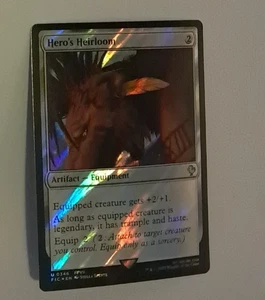 Hero's Heirloom Surge FOIL NM FINAL FANTASY VII FFVII Magic the Gathering MTG - Picture 1 of 2