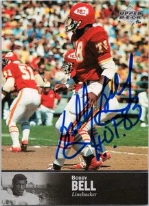 Bobby Bell Signed 1997 Upper Deck Legends Autographed Kansas City Chiefs HOF - Picture 1 of 2