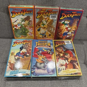 6 VHS Disney's Duck Tales & Talespin Lot - Picture 1 of 19