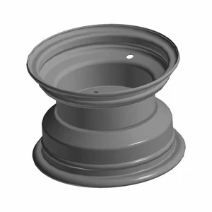 Polaris Front Rim Weld, 8x5.5, Black, Genuine OEM Part 1523737-067, Qty 1 - Picture 1 of 2