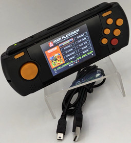 Atari Flashback Portable Gaming Console 70 Built-in Games w/ USB Charging Cable_