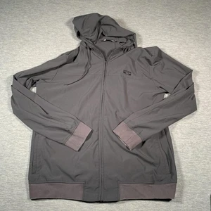 Travis Mathew Hoodie Jacket Mens Large Gray Full Zip Stretch Golf Performance - Picture 1 of 12