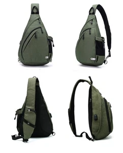 Water-Proof Sling Backpack/Crossbody Bag/Shoulder Bag for Travel, Hiking, Cyc... - Picture 1 of 7