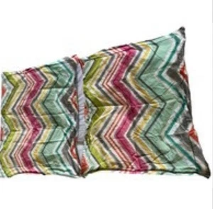 POTTERY BARN PB Teen Baumwolle Kissenbezüge PAAR (2) Standard bunte Chevron EUC - Bild 1 von 1