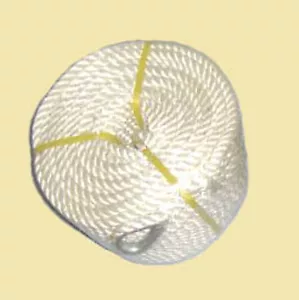 1/2"x200' Twisted 3 Strand Nylon Rope Thimble - Foto 1 di 1