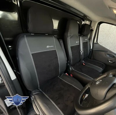 FUNDAS DE ASIENTO A MEDIDA PARA RENAULT MASTER 2024-2025 CUERO ARTIFICIAL Y ALICANTE Foto 1 de 4