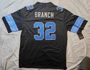 #32 Brian Branch Detroit Lions Mens Medium Stitched Alt Blk Jersey - Picture 1 of 4