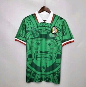 Mexico 1998 Jersey World Cup Retro Home Shirt - Replica