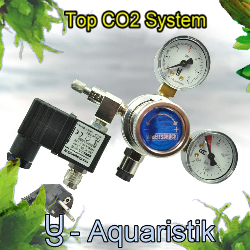 US-AQUARISTIK CO2-Druckminderer - US5 - Aquaristik mit Nachtabschaltung-inline