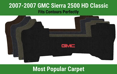 Lloyd Ultimat Front Carpet Mat for '07 GMC Sierra 2500 HD Classic w/Red GMC 1 - Image 1 of 4