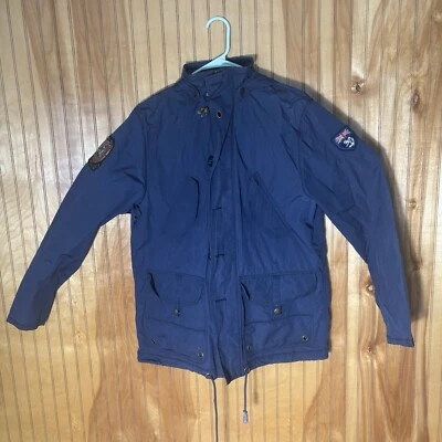 Ralph Lauren регби мужчин средний винтажный дождевик темно-синий - подержанный  - Изображение 1 из 4