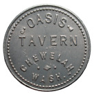 Chewelah, WA Oasis Tavern G/F 25 Cents in Trade Token