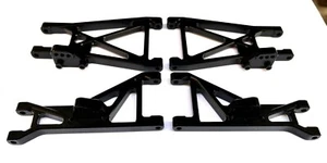Dhawk CNC Aluminum Front & Rear Arms Black For Team Associated RC10GT RC10T - Picture 1 of 11