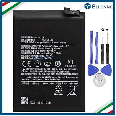 ✅ BATTERIA PER XIAOMI BN5P REDMI NOTE 13 5G - NOTE 13 4G 5000MAH + CACCIAVITI ✅