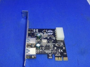 DELOCK B/N89243 USB 3.0 PCI EXPRESS KARTE 2 PORT  MOLEX ANSCHLUSS   #GK5593 - Bild 1 von 4