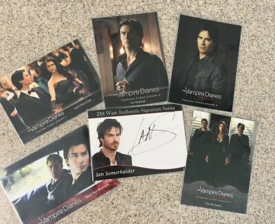 IAN SOMERHALDER DAMON 258 WEST AUTHENTIC SIGNATURES AUTOGRAPH CARD 61/258 RARE - Image 1 of 2