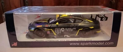 BENTLEY Continental GT3 Long beach 2016 Fong Spark 1/43 US016 - Immagine 1 di 2