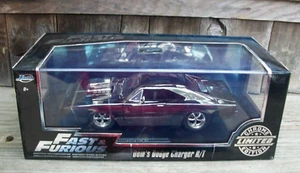 Jada Fast & Furious Dom's Dodge Charger R/T Mopar Muscle 2016 CHROME CHASE 1/24 - Picture 1 of 7