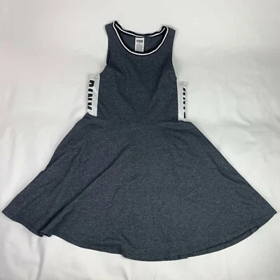 Victoria's Secret PINK Small Mini Dress Gray Short Skater Dress Women's Athletic - Image 1 of 4