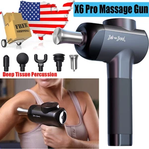 BOB AND BRAD X6 Pro Upgraded Massage Gun Deep Tissue Percussion For Pain Relief - Picture 1 of 16