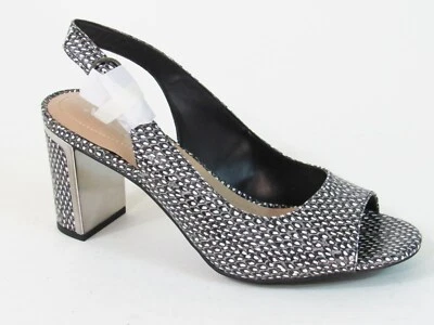 Alfani Florraa Slingback Sandal (Women's) - Black/White Dots - 7.5 W - Image 1 of 4