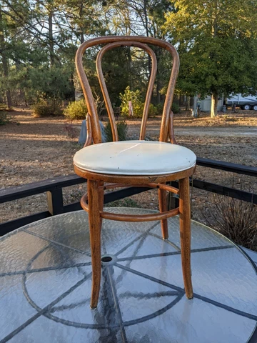 High Point Bending Chair Co. Siler City, N.C. Bent wood ice cream parlor chair Cover