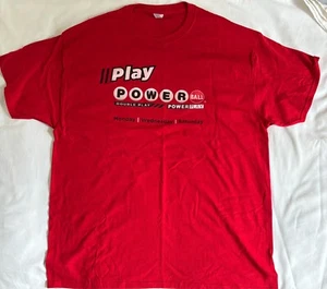 Nueva camiseta roja Jerzees Dri-power Indiana Hoosier Lottery para hombre y mujer XL - Imagen 1 de 1