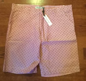 New Sovereign Code Los Angeles Pink Anchor Shorts Men's Size Medium M Nautical - Picture 1 of 8