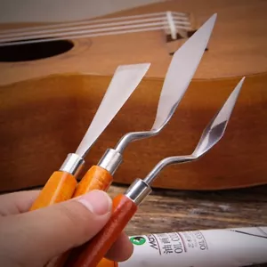 Stainless Steel Palette Knife Scraper Spatula For Artist Oil Painting Tool Set - Picture 1 of 8