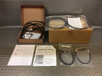 Kit de cables de manillar XR de vinilo negro para Harley Davidson Road Glide Magnum 17-20 Foto 1 de 4