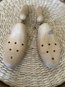 Vintage Wood Shoe Trees Unisex Geoha for Sportschuhe - Picture 1 of 9
