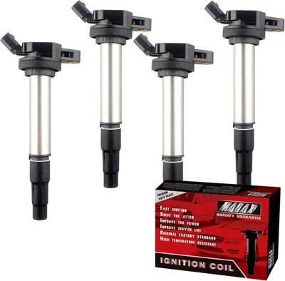 Set of 4 Ignition Coils Pack Compatible with Toyota, Scion, Lexus UF619  - Image 1 of 4
